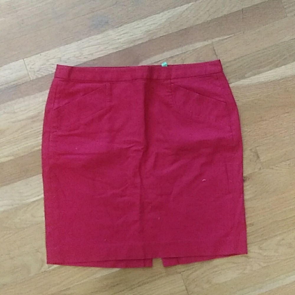 Red skirt from Gap